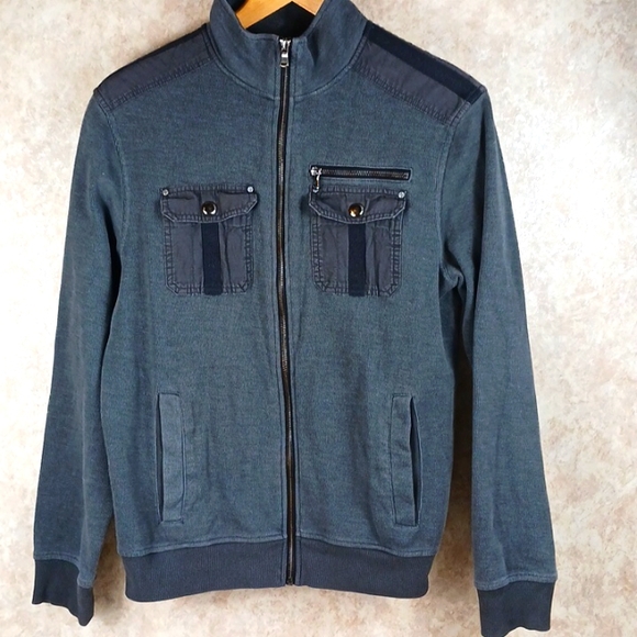 ROCK & REPUBLIC Jacket Size M Zipper Pockets - Picture 1 of 8